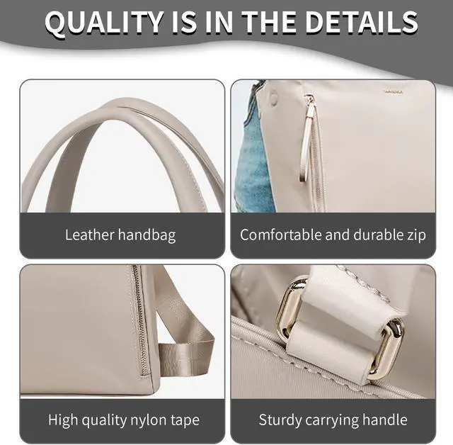 Alt view image 3 of 5 - KEBEIXUAN Womens Work Bag Computer Laptop Tablet Shoulder Bag Work Tote Bags With Zipper Handbags for Teachers Gift Travel (Green)