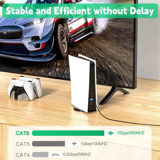 Alt view image 4 of 5 - 250FT Outdoor Cat6 Ethernet Cable, Heavy Duty Direct Burial, In-Ground, POE, Waterproof, LLDPE UV Resistant, UTP, 24AWG CCA Solid Cord, Network, Internet, LAN, Cat 6 Patch Cable - 250 Feet