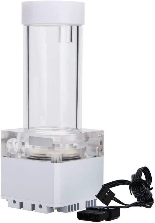 Main image of Bewinner 800L/H Mini Water Cooling Pump 0.7A 7V 12cm/ 4.72in, 17cm/ 6.69in Computer Pump 4 Meters Pump Head Fast Heat Dissipation Multi-Level Cool Water Pump(17cm White)