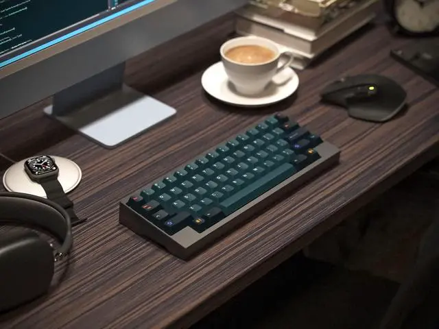 Alt view image 2 of 5 - Kono KDS Solarized Dark Keycap Set - Base Kit, Artisan, Coding Keycaps, Blue Keycaps, Black Keycaps, Keycap Set, Key Caps, Keyboard Caps, Keyboard Keycaps, Keycaps 60 Percent, PBT Keycaps