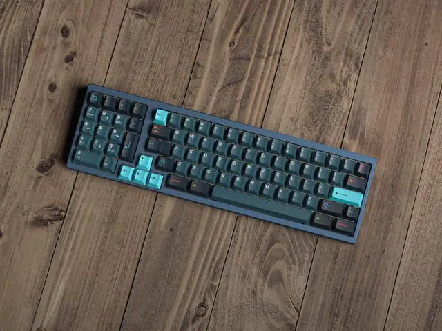 Alt view image 3 of 5 - Kono KDS Solarized Dark Keycap Set - Base Kit, Artisan, Coding Keycaps, Blue Keycaps, Black Keycaps, Keycap Set, Key Caps, Keyboard Caps, Keyboard Keycaps, Keycaps 60 Percent, PBT Keycaps