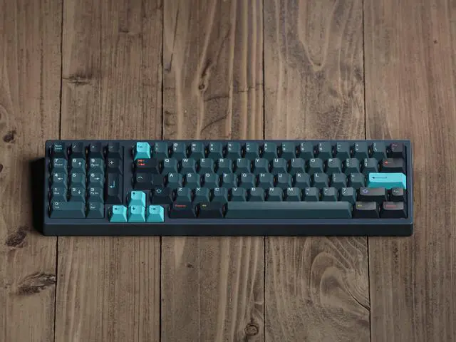 Alt view image 4 of 5 - Kono KDS Solarized Dark Keycap Set - Base Kit, Artisan, Coding Keycaps, Blue Keycaps, Black Keycaps, Keycap Set, Key Caps, Keyboard Caps, Keyboard Keycaps, Keycaps 60 Percent, PBT Keycaps