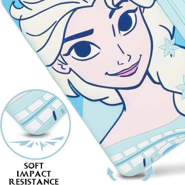 Alt view image 5 of 5 - Disney Frozen Kids Case for iPad - 9th Generation iPad Case, iPad 8th Generation Case, iPad 7th Generation Case - 10.2 Case 2019/2020/2021 - Tablet Cover with Stand, Shockproof Silicone Protector