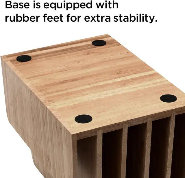 Alt view image 3 of 5 - MobileVision Bamboo Multi Device Organizer for Smartphones, Tablets and Laptops, 5 Slots