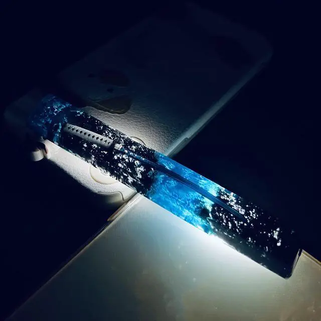 Alt view image 4 of 5 - LINWIN Custom Blue Knife Keycap Space Bar for MX Mechanical Keyboard