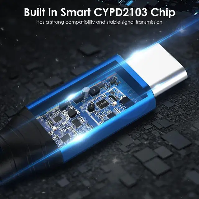 Alt view image 5 of 5 - Thunderbolt 4 Cable 15FT Compatible, 1.6FT 2.3FT 3.3FT 4FT 5FT 6.6FT 10FT, 240W, 20Gbps, 4K 60Hz, USB 4 USB C Cable for MacBook Pro/Air, SSD, Dell XPS HP, iPhone 17, SSD, Mac mini M4 Pro