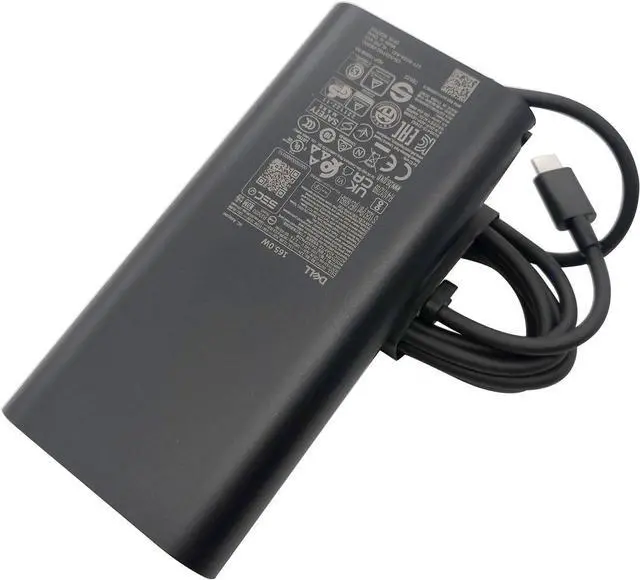 Alt view image 2 of 5 - New Replacement for Dell Laptop Charger GAN 165W Watt USB Type C AC Power Adapter, Precision 5680 5690 AC Charger, XPS 17 9720 9730, 0M9TG5, 0GXFW2, 0N86KM. LA165PM210.