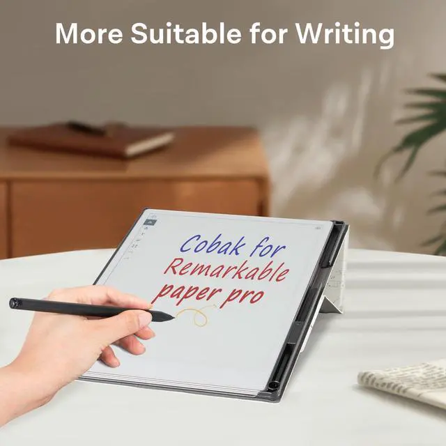 Alt view image 3 of 5 - CoBak Case for Remarkable Paper Pro-with Pen Holder, Nib Storage, Ergonomic Design for Enhanced Writing Comfort - The Perfect Choice for Remarkable Paper Pro Case with Pen Holder(Sunflower)