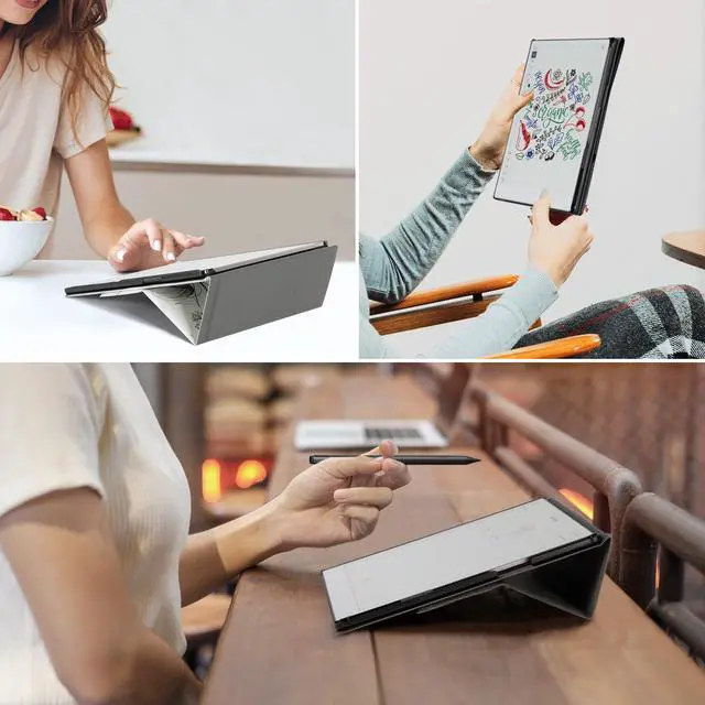 Alt view image 5 of 5 - CoBak Case for Remarkable Paper Pro-with Pen Holder, Nib Storage, Ergonomic Design for Enhanced Writing Comfort - The Perfect Choice for Remarkable Paper Pro Case with Pen Holder(Sunflower)