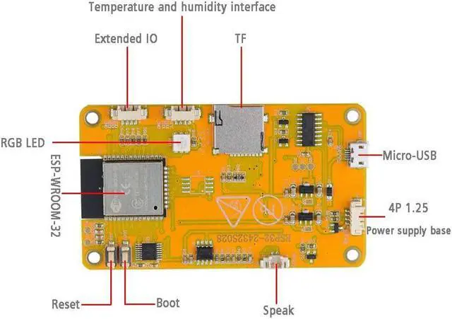 Alt view image 4 of 5 - 2.8'' ESP32 Module Resistive Touch Screen + 3.5" ESP32 Module Capacitive Touch Screen