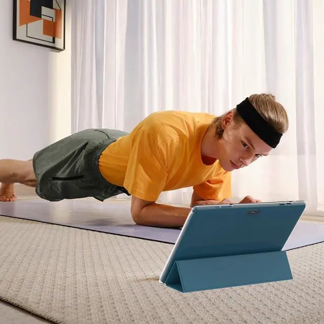 Alt view image 5 of 5 - CUPEISI Android 15 Tablet 10.1 Inch 2 in 1 Tablets with Keyboard/Mouse/Case/Stylus, 8GB RAM+64GB ROM (Max 1TB), 1.8Ghz Quad-core Processor, 1280 * 800 IPS HD Touch Screen, 2.4G/5G Wifi6 BT 5.0 Tablet