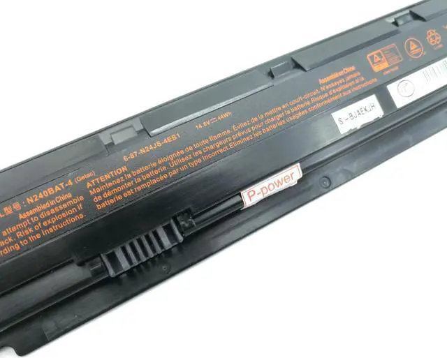 Alt view image 2 of 5 - BTEROKGM [(44Wh)]  N240BAT-4 Laptop Battery N240BAT-3 for Clevo N240BU N240JU N250LU NP3240 NP3245 14.8V