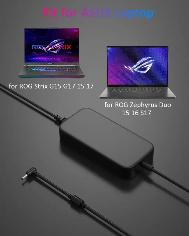 Alt view image 4 of 5 - 280W 20V 14A Laptop Charger Fit for Asus ROG Strix G15 G17 G513R G513Q G713R G713Q Scar 15 17 G532L G533Z G732L G733Z Hero/Scar III G731G G531G G703G ADP-280BB B Power Supply Adapter