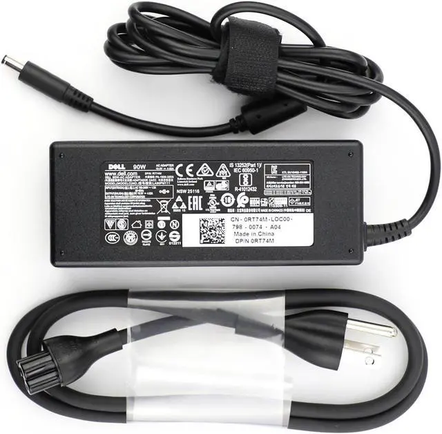 Main image of Genuine Original OEM 90w for Dell 0RT74M RT74M PA-1900-32D5 AC Adapter Exact 19.5v 4.62a