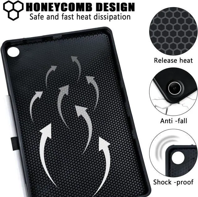 Alt view image 4 of 5 - MePadKey Touchpad Keyboard Case for Amazon fire Max 11 11.0-inch 2023(13th Generation),Rainbow Backlight Rechargeable Detachable Keyboard with Pen Holder for Tablet Cover (Black+Black)