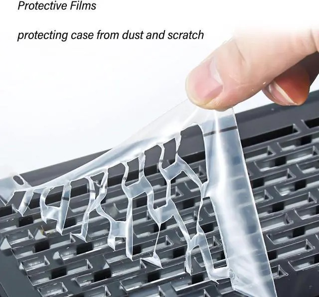 Alt view image 4 of 5 - Denash Mini ITX Case, Clear Side Panel, 4.3L Capacity, 360 Degree Cooling, Acrylic Small Form Factor Mini ITX Case for Mini ITX Motherboard (Black), Denash7ftagrnigs-12