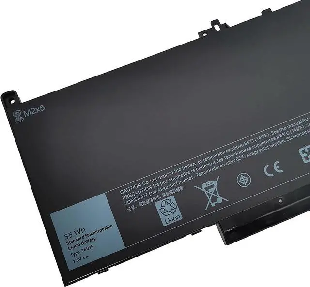 Alt view image 2 of 5 - YXKC Batterymarket New J60J5 Replacement Battery Compatible with Dell Latitude E7270 Latitude E7470 MC34Y 242WD - 7.6V 55Wh