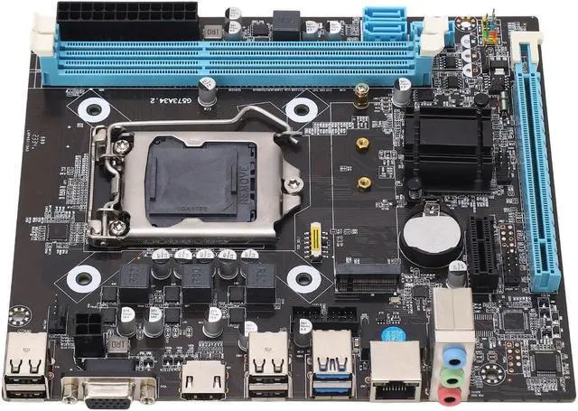 Main image of Mrisata H81 Gaming Motherboard, LGA 1150 Micro ATX PC Motherboard, Channel DDR3 M.2 NVMe NGFF SATA 6Gb s PCIe Slot Support for Core I3 I5 I7 for E3 V3 for G Series