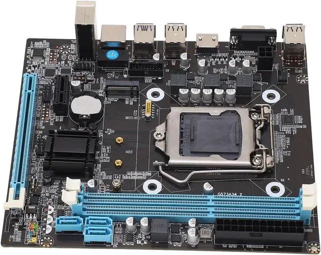 Alt view image 4 of 5 - Mrisata H81 Gaming Motherboard, LGA 1150 Micro ATX PC Motherboard, Channel DDR3 M.2 NVMe NGFF SATA 6Gb s PCIe Slot Support for Core I3 I5 I7 for E3 V3 for G Series
