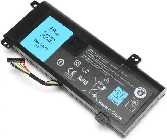 Alt view image 2 of 5 - SOLICE New G05YJ M14X 0G05YJ 6-Cell Laptop Battery Compatible with Dell Alienware A14 R4 14D-1528 ALW14D-5728 ALW14D-5528 ALW14D Y3PN0 8X70T [69Wh 11.1V]-12 Months Warranty