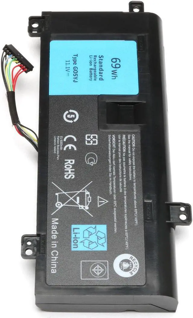 Alt view image 3 of 5 - SOLICE New G05YJ M14X 0G05YJ 6-Cell Laptop Battery Compatible with Dell Alienware A14 R4 14D-1528 ALW14D-5728 ALW14D-5528 ALW14D Y3PN0 8X70T [69Wh 11.1V]-12 Months Warranty