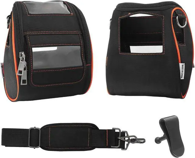 Alt view image 3 of 5 - EXCEPRINT Carrying Case for Zebra ZQ520 & ZQ521 - Portable Thermal Label Printer Bag with Shoulder Strap and Belt Clip, Easy Transport and Protection, Convenient Label Access