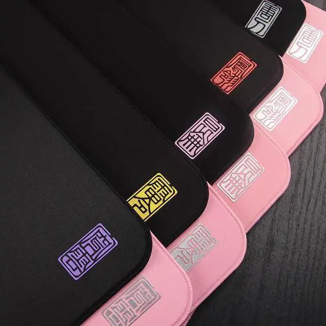 Alt view image 4 of 5 - Mouse Pads EspTiger Shan Hai Series Kun LUN (480 x 400 x 4mm) Standard Size SlimFlex Base Delicate Random Jacquard Weave Fabric Large Cloth Gaming Mousepad - Black