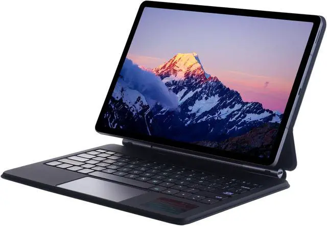 Main image of DUNNO Keyboard Case for Samsung Galaxy Tab 12.4 Inch S10+ Plus/S9+ Plus/S9 FE+/S8+ Plus/S7 FE/S7+ Plus, Magnetic Keyboard Case with Floating Cantilever Stand, Multi-Touch Trackpad, Backlit (Black)