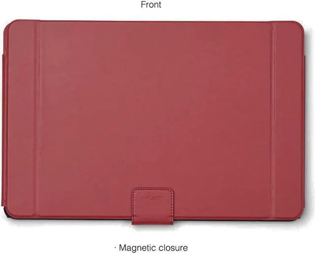 Alt view image 4 of 5 - Philbert Danish Design 4-in-1 Laptop Sun Shade Lux Hood - Screen Shade, Privacy Screen, Heat Protection, Contrast Enhancement - Fits 12"/13"/14" Laptops, Self-Standing Cover with Pocket - Red