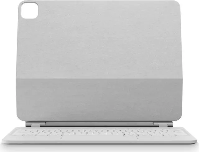 Alt view image 4 of 5 - edaiser Wireless Magic Keyboard Case for Apple iPad Pro 11-inch (M4) 2024: Smart Multi-Touch Trackpad, RGB Backlit, Off White