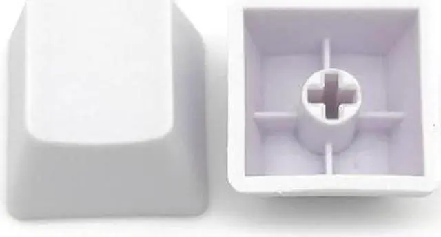 Main image of Elacgap OEM Profile White Blank Keycaps PBT Material 1U R4 Keycap for MX switches Mechanical Keyboard (White, 100pcs)