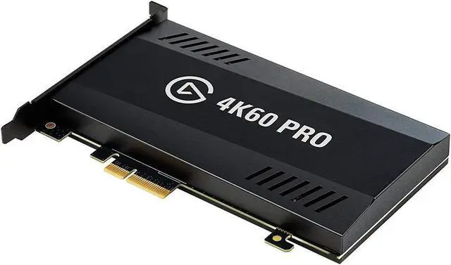 Main image of Elgato Game Capture 4K60 Pro - 4K 60fps Capture Card with Ultra-Low Latency Technology for Recording PS4 Pro and Xbox One X Gameplay, PCIe x4, Black