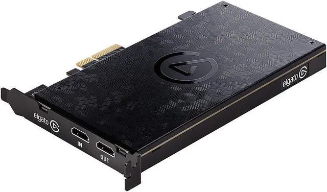 Alt view image 2 of 5 - Elgato Game Capture 4K60 Pro - 4K 60fps Capture Card with Ultra-Low Latency Technology for Recording PS4 Pro and Xbox One X Gameplay, PCIe x4, Black