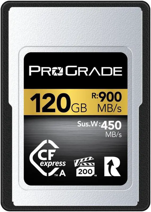 Main image of ProGrade Digital CFexpress(tm) 2.0 Type A Memory Card (120GB) Gold
