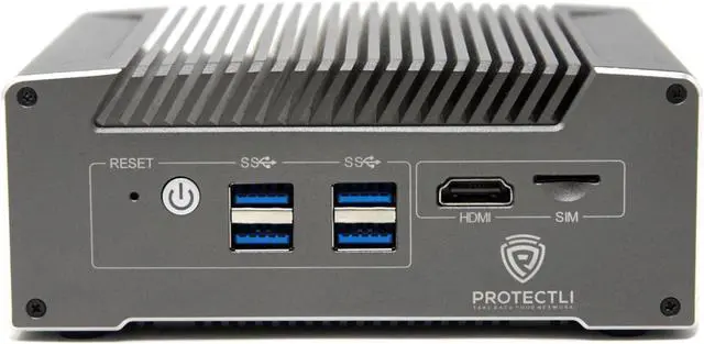 Alt view image 3 of 5 - Protectli Vault V1410-4 Port, Micro Appliance/Mini PC - N5105, 4X 2.5G NICs, 8GB LPDDR RAM on-Board, 32GB eMMC on-Board, 250GB NVMe SSD