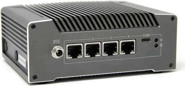 Alt view image 2 of 5 - Protectli Vault V1410-4 Port, Micro Appliance/Mini PC - N5105, 4X 2.5G NICs, 8GB LPDDR RAM on-Board, 32GB eMMC on-Board, 250GB NVMe SSD