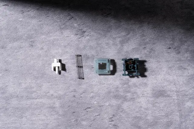 Alt view image 3 of 5 - GATERON EF Curry Switch, Linear Type 50gf RGB 5 Pin Hot-swap Factory Pre-lubed for Mechanical Keyboard(110PCS) (Grayish)