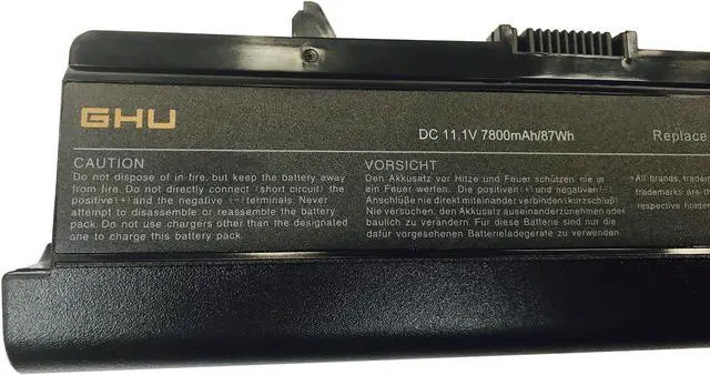 Alt view image 3 of 5 - GHU New Battery GP952 87Wh Compatible with Dell Inspiron 1525 1526 1545 1546 PP29L PP41L PN XR693 X284G RU586 RN873 GW240 M911G fit Part# 312-0844 C601H HP297 K450N GW252