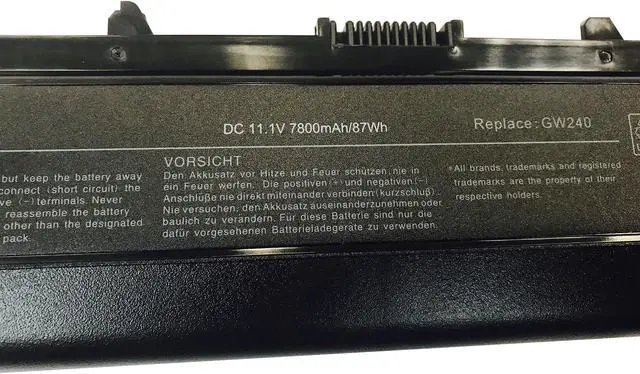 Alt view image 5 of 5 - GHU New Battery GP952 87Wh Compatible with Dell Inspiron 1525 1526 1545 1546 PP29L PP41L PN XR693 X284G RU586 RN873 GW240 M911G fit Part# 312-0844 C601H HP297 K450N GW252