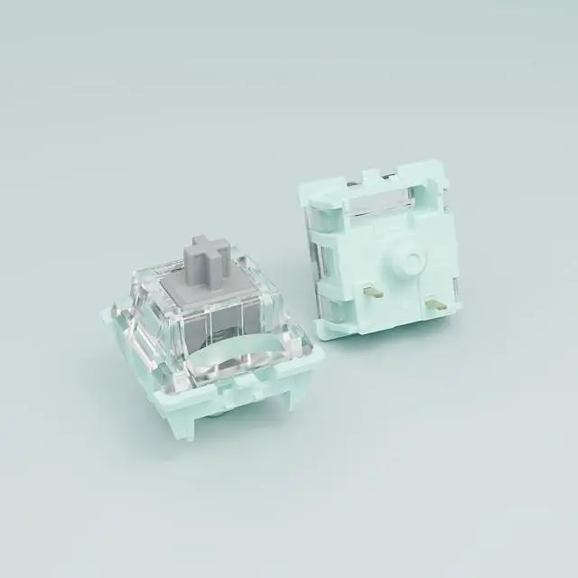 Alt view image 3 of 5 - DRAOZA Kutethy X GATERON JAED Series 3.0 Silver Switch,45gf Double Spring,3-Pin Pre Lubed RGB Linear Switches for MX Gaming Mechanical Keyboard (72PCS,Silver)