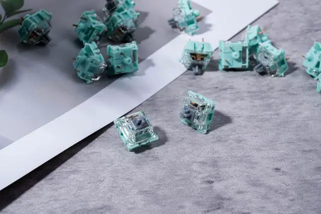 Alt view image 4 of 5 - DRAOZA Kutethy X GATERON JAED Series 3.0 Silver Switch,45gf Double Spring,3-Pin Pre Lubed RGB Linear Switches for MX Gaming Mechanical Keyboard (72PCS,Silver)
