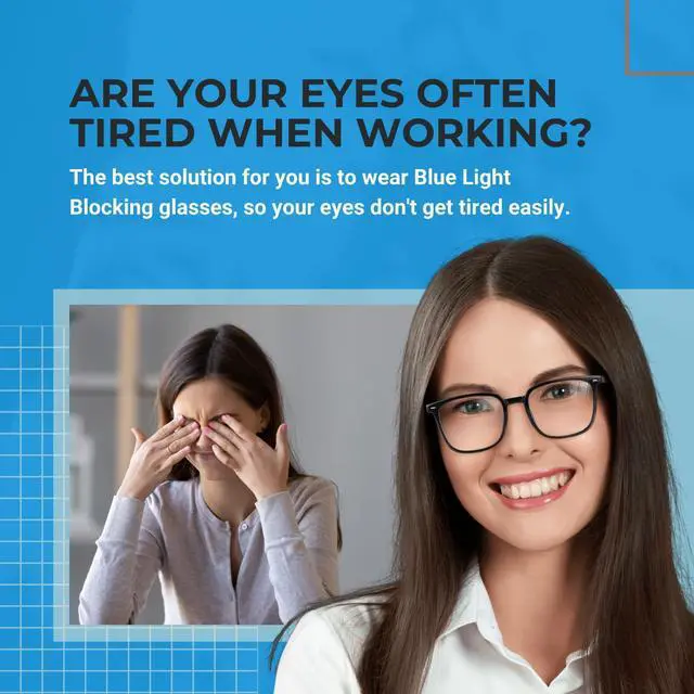 Alt view image 5 of 5 - Genkigold Clear Lenses Blue Light Blocking Glasses:Improve Sleep Quality,Combat Insomnia,Promote Melatonin Production,Ease Dry Eyes,Headaches from for Computer,TV,Present for Women & Men (Black Frame)