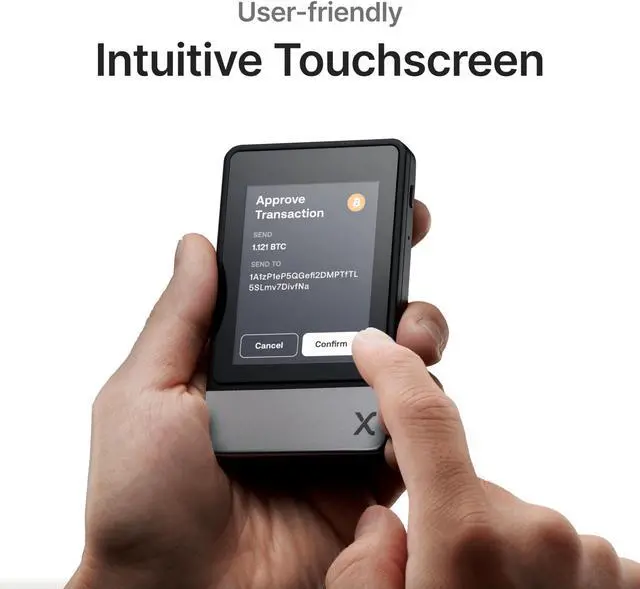 Alt view image 4 of 5 - SecuX Neo X - Crypto Wallet w/Intuitive Touchscreen, Bluetooth & USB-C, Manage Bitcoin, Ethereum, NFTs, Tokens, & Cryptocurrency with Military-Grade Security and User-Friendly Interface