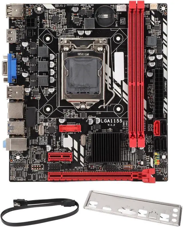 Main image of DDR3 Motherboard B75M 16G Memory with VGA, Support for Core I7 I5 I3, Interface