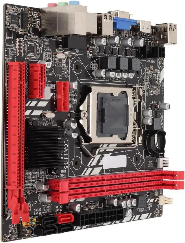 Alt view image 4 of 5 - DDR3 Motherboard B75M 16G Memory with VGA, Support for Core I7 I5 I3, Interface