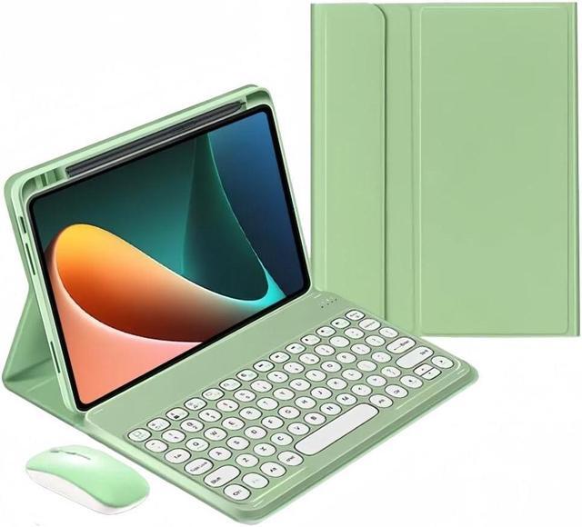 Main image of kaidisen Keyboard Case Compatible with iPad Pro 13 inch M4 2024 Case with Keyboard and Bluetooth Mouse, Detachable Candy Color Keyboard Cover Round Key,Mint Green