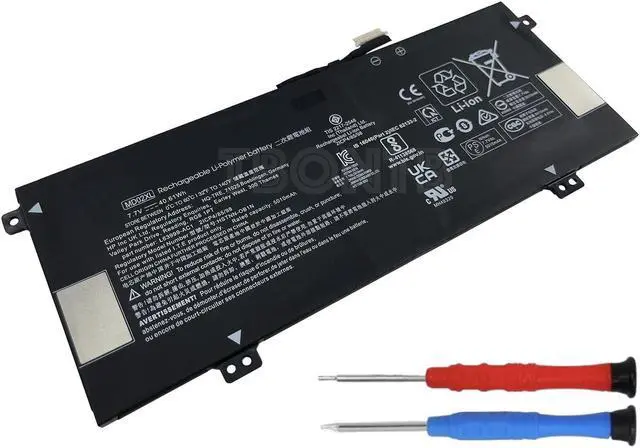 Main image of TBONTB MD02XL Battery Compatible with HP Chromebook X360 12-H0006NF 12-H0500SA 12B 12B-CA0000 HSTNN-OB1N L63999-AC1 L63999-421 L64430-005 2ICP4/85/98 Series [7.7V 40.61Wh 5010mAh]