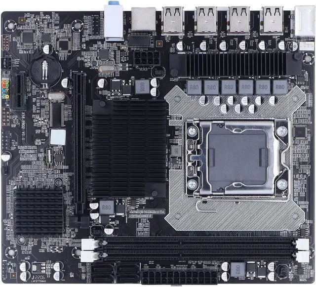 Main image of GOWENIC X58 Gaming Motherboard, 2 DDR3 LGA 1366 Pins, Supports ECC Memory, USB2.0, SATA Port PCB, For Desktop, Computer Accessories