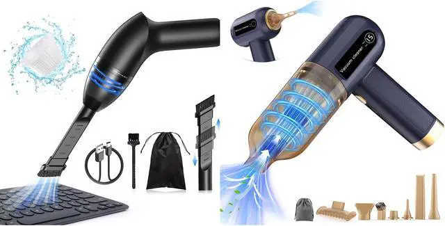 Main image of Hayousui Keyboard Vacuum Cleaner Mini KVC05 and 4-in-1 Handheld Vacuum and Blower KVC09
