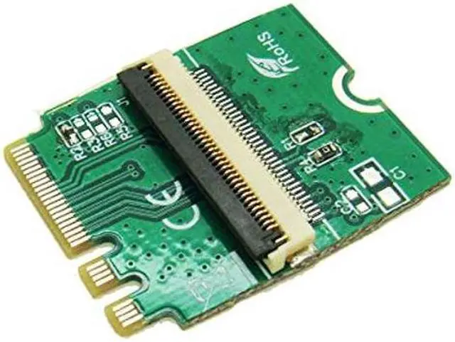 Alt view image 4 of 5 - Sintech M.2 nVME SSD to M.2 Key A/E Adapter Card and Cable